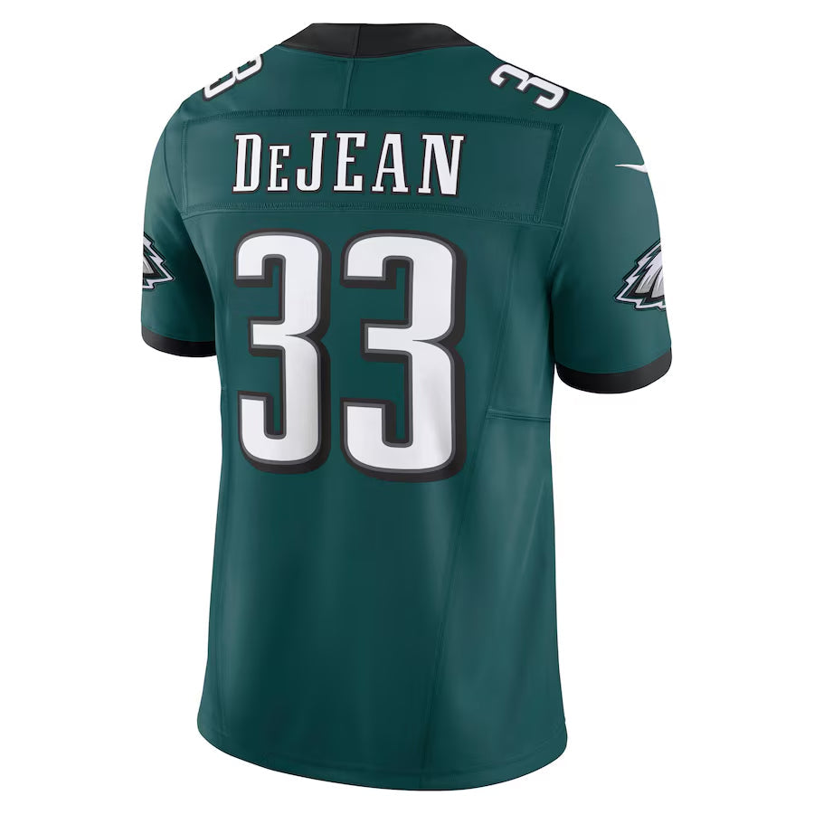 Johmsee P.Eagles #33 Cooper DeJean Player Midnight Green Vapor F.U.S.E. Limited Stitched Jerseys