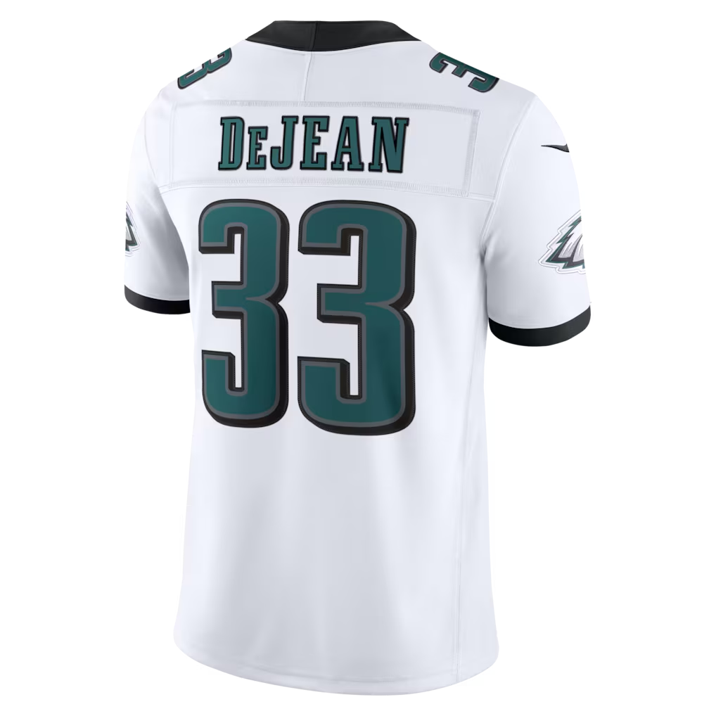 Johmsee P.Eagles #33 Cooper DeJean White Vapor F.U.S.E. Stitched Limited  Stitched Jerseys