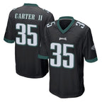 Johmsee P.Eagles #35 Michael Carter II Player Black Home Game Stitched Jerseys