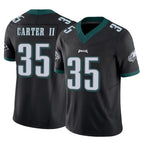 Johmsee P.Eagles #35 Michael Carter II Player Black Limited Vapor F.U.S.E. Home Game Stitched Jerseys