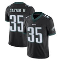 Johmsee P.Eagles #35 Michael Carter II Player Black Limited Vapor Untouchable Home Game Stitched Jerseys