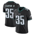 Johmsee P.Eagles #35 Michael Carter II Player Black Limited Vapor Untouchable Home Game Stitched Jerseys