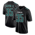 Johmsee P.Eagles #35 Michael Carter II Player Carbon Black Fashion Home Game Stitched Jerseys
