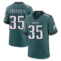 Johmsee P.Eagles #35 Michael Carter II Player Green Home Game Stitched Jerseys