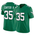 Johmsee P.Eagles #35 Michael Carter II Player Green Kelly Alternate Vapor F.U.S.E. Home Game Stitched Jerseys