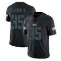 Johmsee P.Eagles #35 Michael Carter II Player Limited Black Impact Home Game Stitched Jerseys