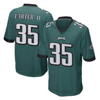 Johmsee P.Eagles #35 Michael Carter II Player Team Color Green Home Game Stitched Jerseys