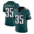 Johmsee P.Eagles #35 Michael Carter II Player Team Color Green Vapor Untouchable Home Game Stitched Jerseys