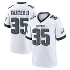 Johmsee P.Eagles #35 Michael Carter II Player White Game Home Stitched Jerseys