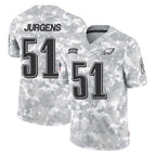 Johmsee P.Eagles #51 Cam Jurgens Player Arctic Camo Salute to Service Limited Game Stitched Jerseys