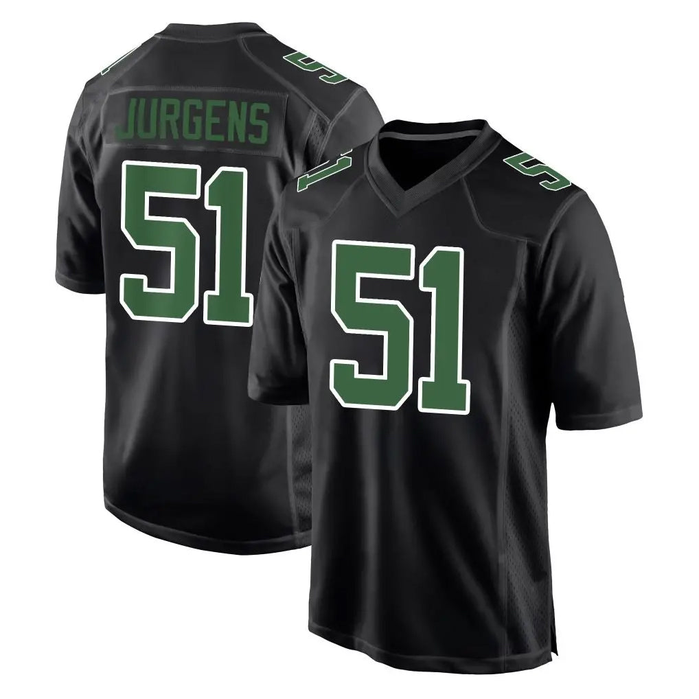 Johmsee P.Eagles #51 Cam Jurgens Player Carbon Green Fashion Home Game Stitched Jerseys