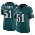 Johmsee P.Eagles #51 Cam Jurgens Player Team Color Green Limited Vapor F.U.S.E. Home Game Stitched Jerseys