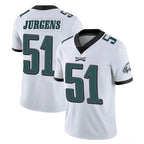 Johmsee P.Eagles #51 Cam Jurgens Player White Limited Vapor Untouchable Home Game Stitched Jerseys