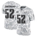 Johmsee P.Eagles #52 Jonathan Greenard Player Arctic Camo Salute to Service Limited Game Stitched Jerseys