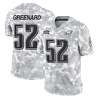 Johmsee P.Eagles #52 Jonathan Greenard Player Arctic Camo Salute to Service Limited Game Stitched Jerseys
