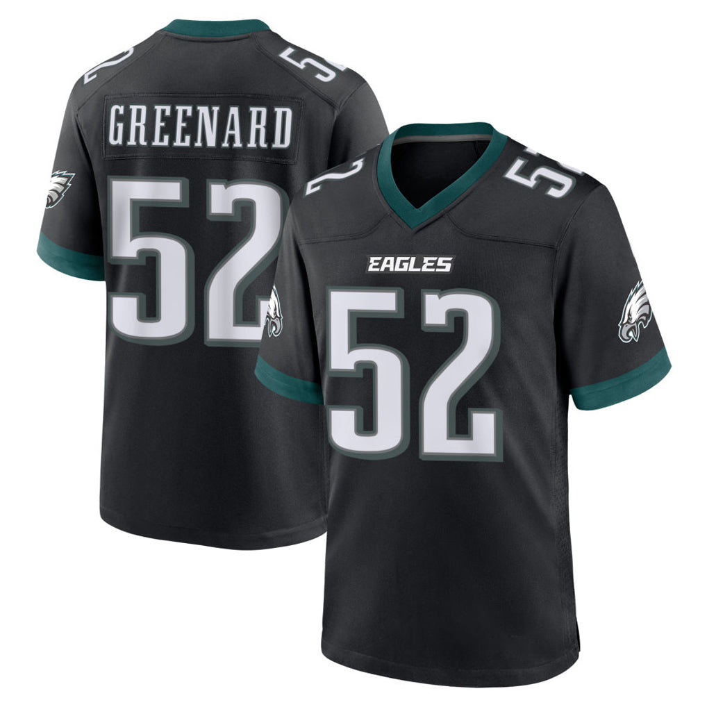 Johmsee P.Eagles #52 Jonathan Greenard Player Black Game Home Stitched Jerseys