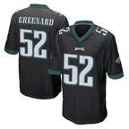 Johmsee P.Eagles #52 Jonathan Greenard Player Black Home Game Stitched Jerseys