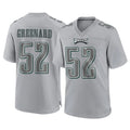 Johmsee P.Eagles #52 Jonathan Greenard Player Gray Atmosphere Fashion Home Game Stitched Jerseys