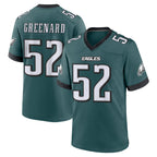 Johmsee P.Eagles #52 Jonathan Greenard Player Green Home Game Stitched Jerseys