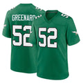 Johmsee P.Eagles #52 Jonathan Greenard Player Green Kelly Alternate Home Game Stitched Jerseys