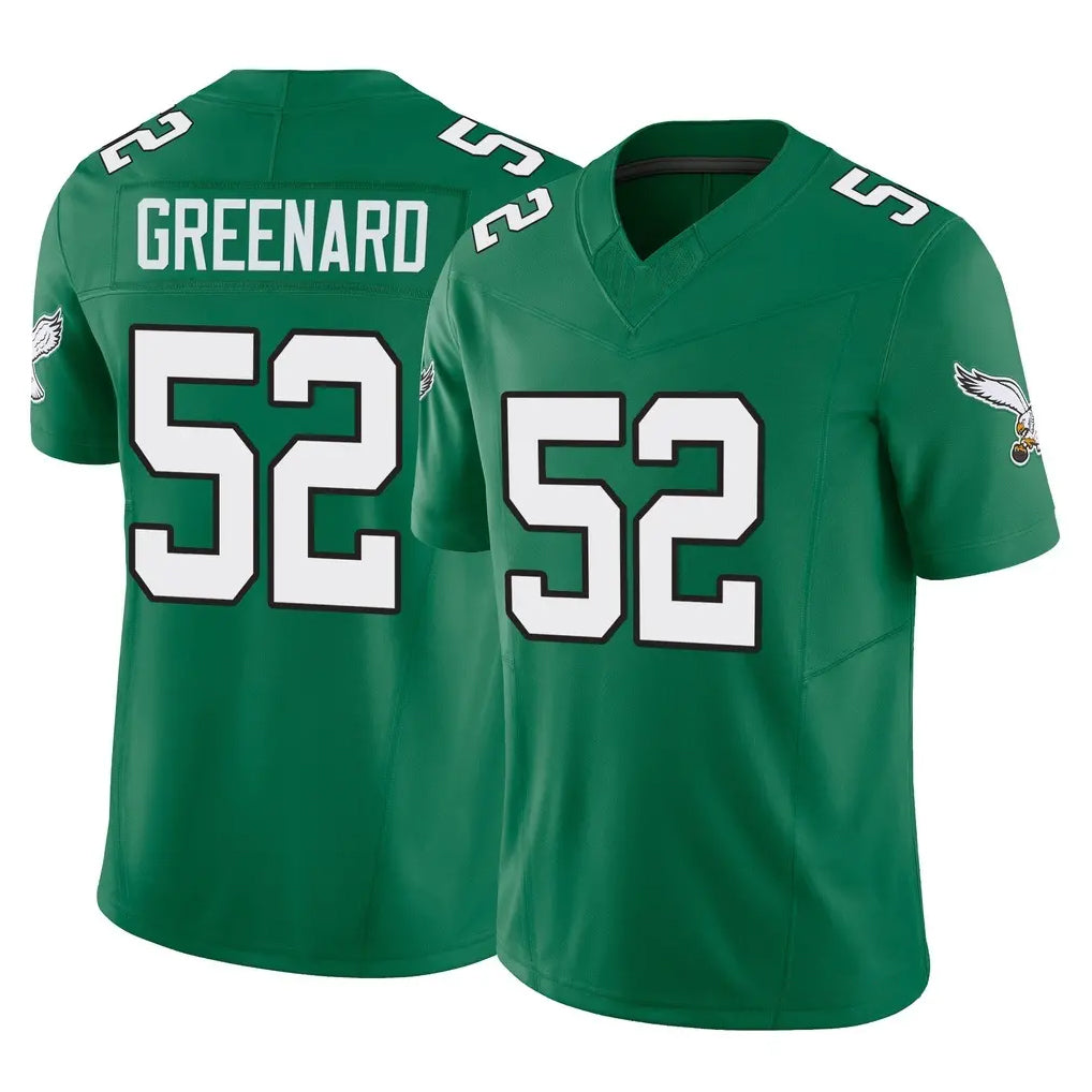 Johmsee P.Eagles #52 Jonathan Greenard Player Green Kelly Alternate Vapor F.U.S.E. Home Game Stitched Jerseys