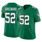 Johmsee P.Eagles #52 Jonathan Greenard Player Green Kelly Alternate Vapor F.U.S.E. Home Game Stitched Jerseys