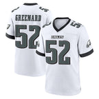 Johmsee P.Eagles #52 Jonathan Greenard Player White Game Home Stitched Jerseys