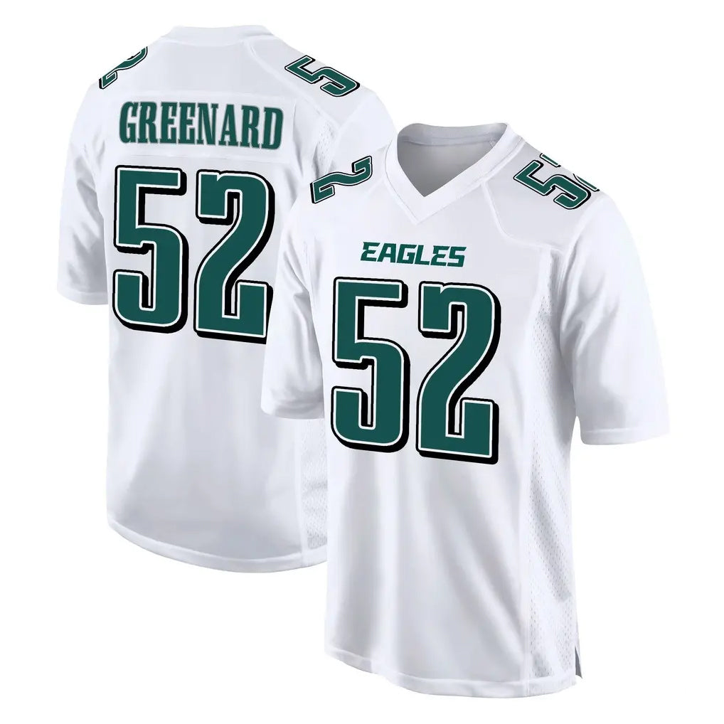 Johmsee P.Eagles #52 Jonathan Greenard Player White Tundra Fashion Home Game Stitched Jerseys