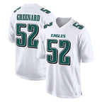 Johmsee P.Eagles #52 Jonathan Greenard Player White Tundra Fashion Home Game Stitched Jerseys