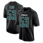 Johmsee P.Eagles #53 Zack Baun Player Carbon Black Fashion Home Game Stitched Jerseys
