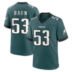 Johmsee P.Eagles #53 Zack Baun Player Green Home Game Stitched Jerseys