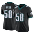 Johmsee P.Eagles #58 Jalyx Hunt Player Black Limited Vapor F.U.S.E. Home Game Stitched Jerseys