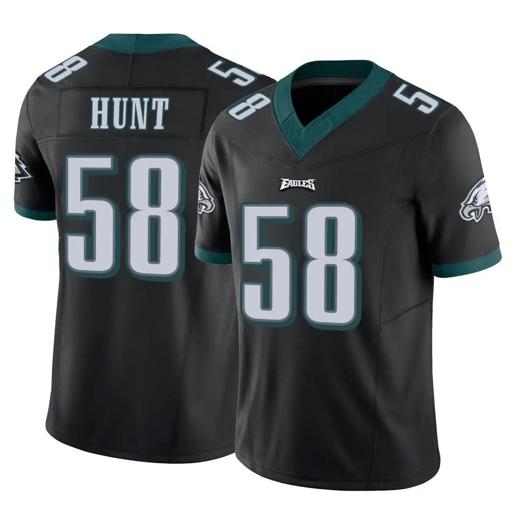 Johmsee P.Eagles #58 Jalyx Hunt Player Black Limited Vapor F.U.S.E. Home Game Stitched Jerseys
