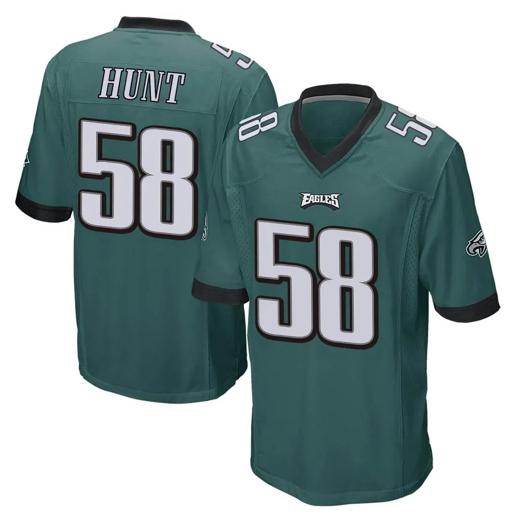 Johmsee P.Eagles #58 Jalyx Hunt Player Team Color Green Home Game Stitched Jerseys