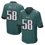 Johmsee P.Eagles #58 Jalyx Hunt Player Team Color Green Home Game Stitched Jerseys