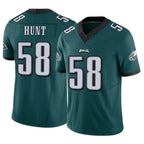 Johmsee P.Eagles #58 Jalyx Hunt Player Team Color Green Limited Vapor F.U.S.E. Home Game Stitched Jerseys