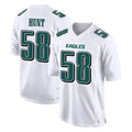 Johmsee P.Eagles #58 Jalyx Hunt Player White Tundra Fashion Home Game Stitched Jerseys