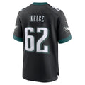 P.Eagles #62 Jason Kelce Player Black Home Game Stitched Jerseys