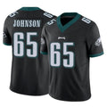 Johmsee P.Eagles #65 Lane Johnson Player Black Limited Vapor F.U.S.E. Home Game Stitched Jerseys