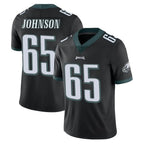 Johmsee P.Eagles #65 Lane Johnson Player Black Limited Vapor Untouchable Home Game Stitched Jerseys
