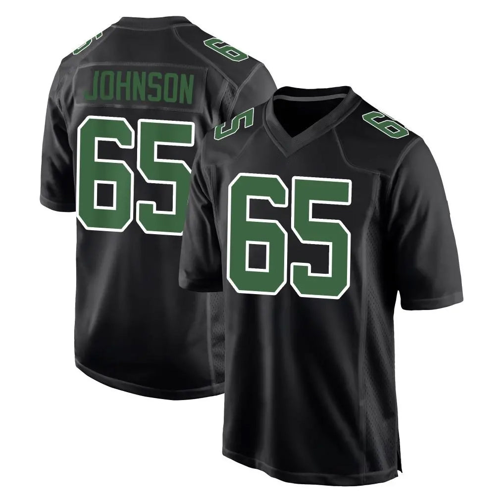Johmsee P.Eagles #65 Lane Johnson Player Carbon Green Fashion Home Game Stitched Jerseys