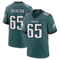 Johmsee P.Eagles #65 Lane Johnson Player Green Home Game Stitched Jerseys