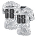 Johmsee P.Eagles #68 Jordan Mailata Player Arctic Camo Salute to Service Limited Game Stitched Jerseys