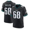Johmsee P.Eagles #68 Jordan Mailata Player Black Game Home Stitched Jerseys