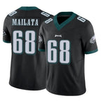 Johmsee P.Eagles #68 Jordan Mailata Player Black Limited Vapor F.U.S.E. Home Game Stitched Jerseys