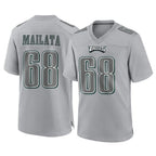 Johmsee P.Eagles #68 Jordan Mailata Player Gray Atmosphere Fashion Home Game Stitched Jerseys