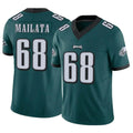 Johmsee P.Eagles #68 Jordan Mailata Player Team Color Green Limited Vapor F.U.S.E. Home Game Stitched Jerseys