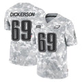 Johmsee P.Eagles #69 Landon Dickerson Player Arctic Camo Salute to Service Limited Game Stitched Jerseys