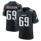 Johmsee P.Eagles #69 Landon Dickerson Player Black Game Home Stitched Jerseys