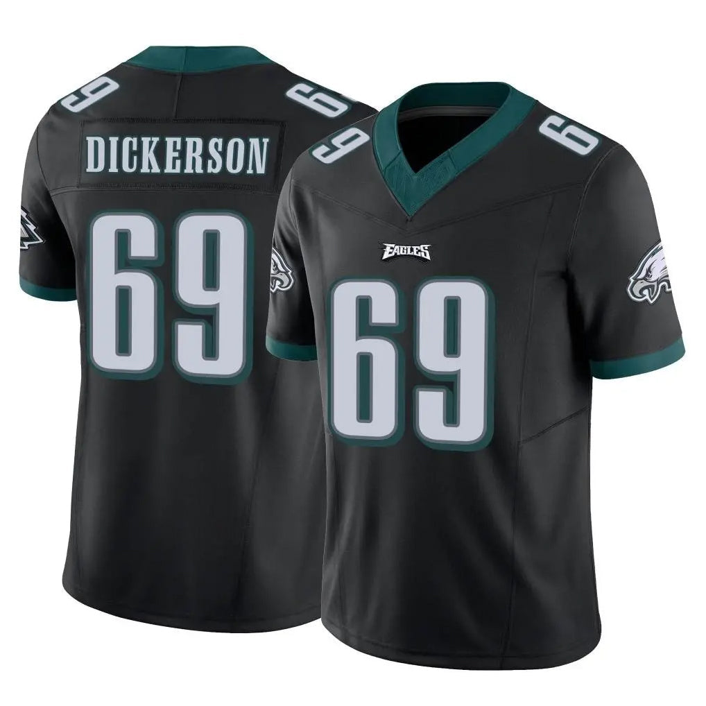 Johmsee P.Eagles #69 Landon Dickerson Player Black Limited Vapor F.U.S.E. Home Game Stitched Jerseys